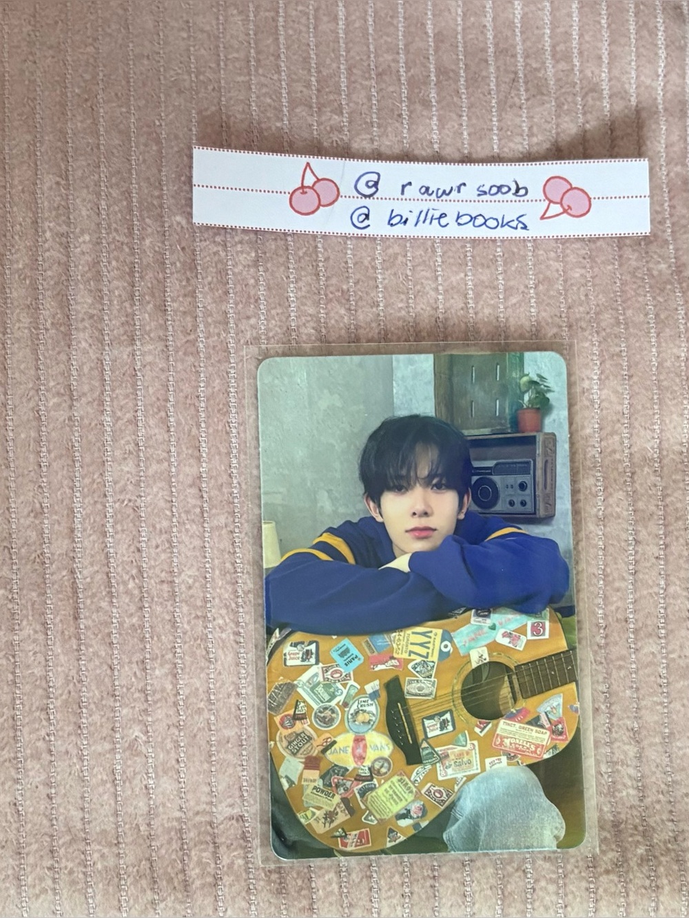 official enhypen heeseung photocard